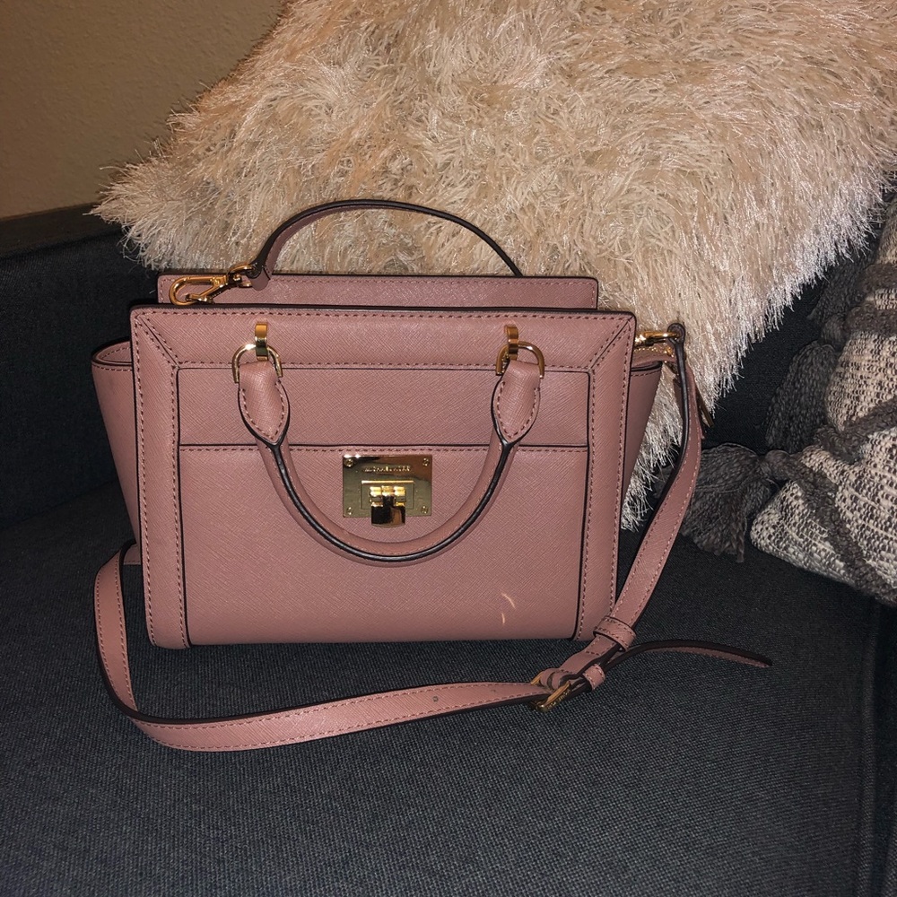 Michael Kors Mauve Pastel Pink Shoulder Bag